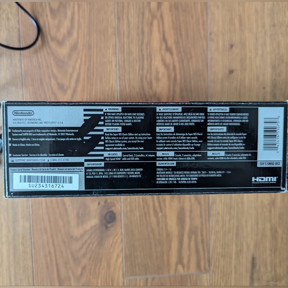 Nintendo Super Nintendo Classic Edition - Gray and Red - Picture 5 of 5